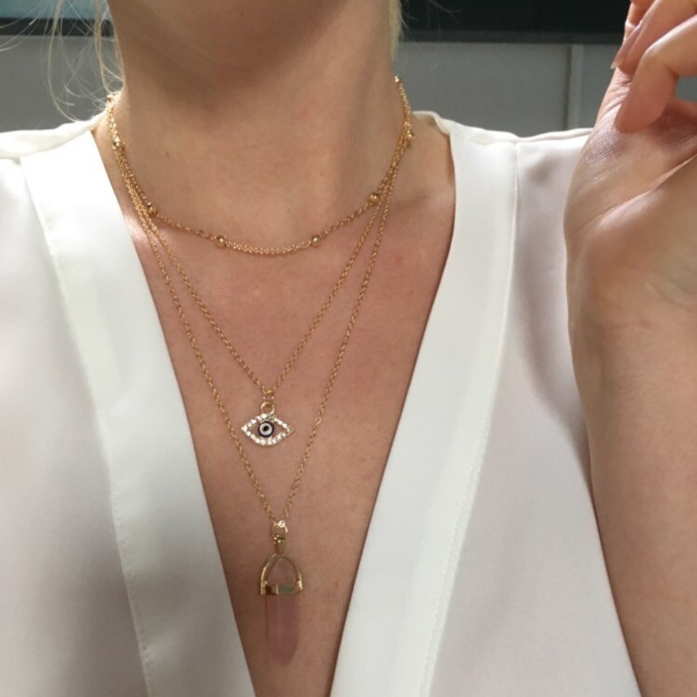 ❤️Multi Layered Necklace - Picture 5 of 5